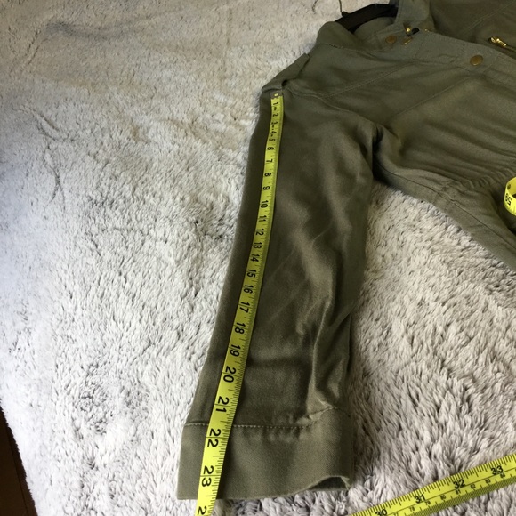 H&M Divided olive army green utility jacket wom 6 - Picture 12 of 13